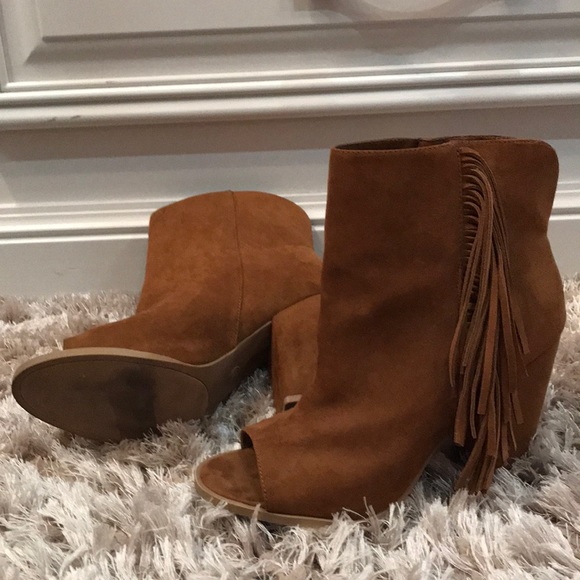 dv fringe open toe boots from Target - Picture 2 of 2